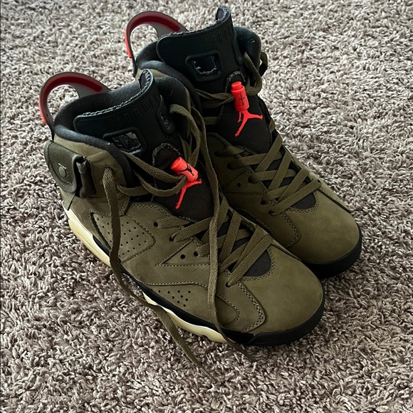 Olive Green Nike Jordan 6s - Picture 1 of 3